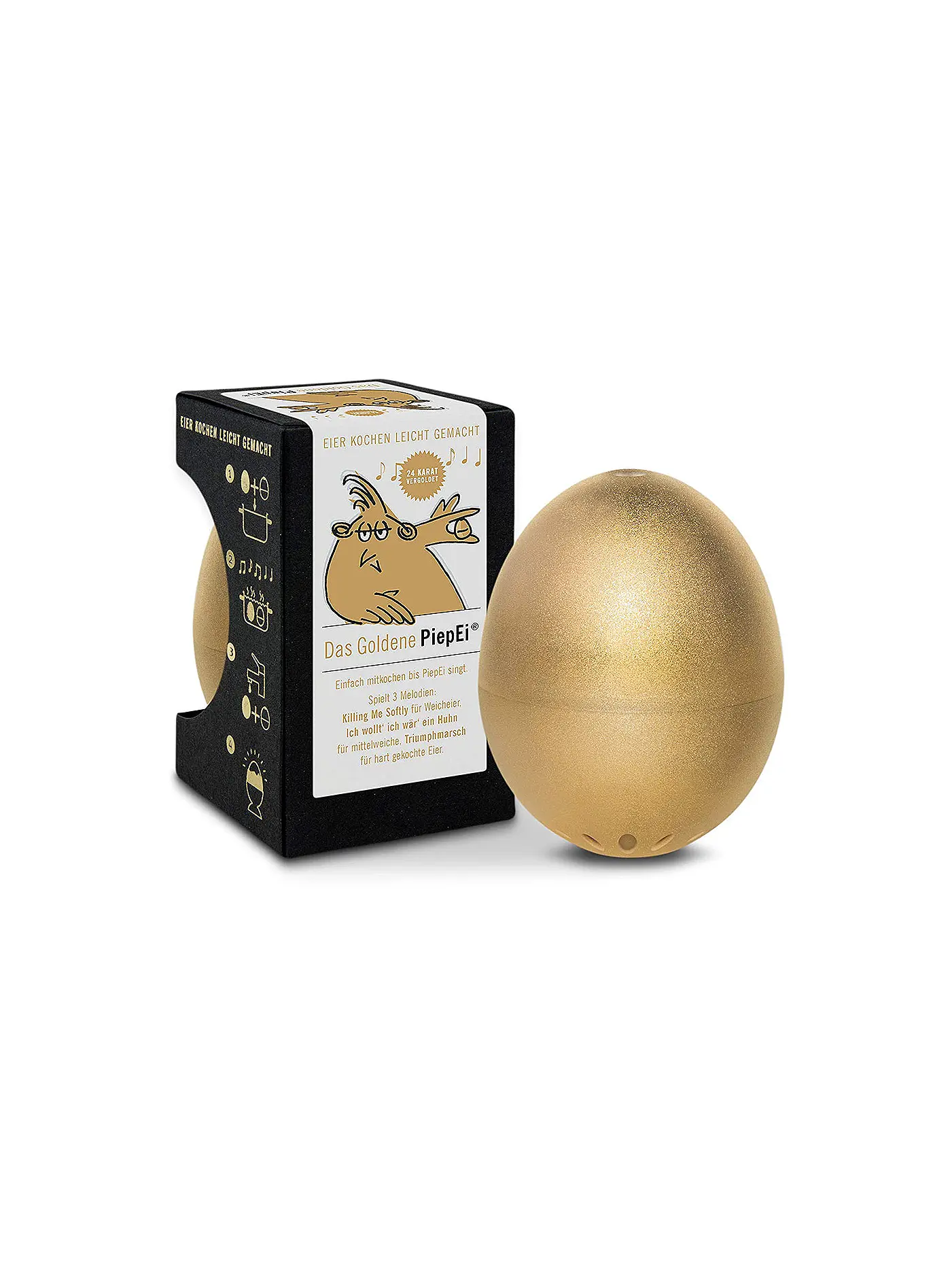 BRAINSTREAM | Küchentimer - Piep-Ei "Gold" | 